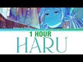 1 hour sousou no frieren  opening 2 full haru sunny by yorushika lyrics