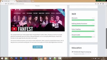 MEMBUAT WEBSITE DINAMIS  + KONEKSI DATABASE