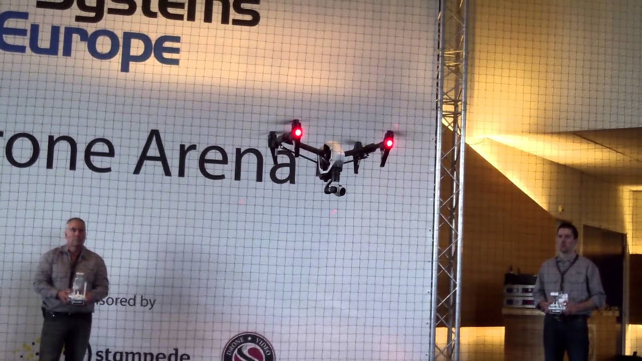 ISE 2016 amsterdam drone demonstatie