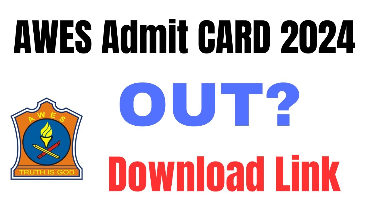 Awes Admin Card 2024 Out: https://awes.register.smartexams.in/home ...