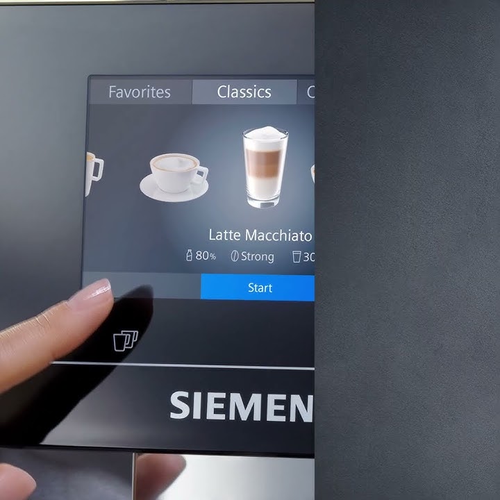 Siemens EQ.700 Integral Coffee Machine (WiFi / Google Home / Alexa