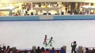 Rachael & Ago, Superhero on Ice at Cibinong City Mall ( Dec 03, 2016)