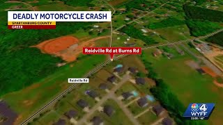 1 dead after motorcycle crash in Spartanburg County