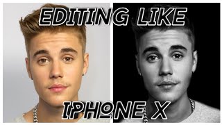 How To Edit Images Black Portrait Like IPHONE X #1 editing tutorial screenshot 5