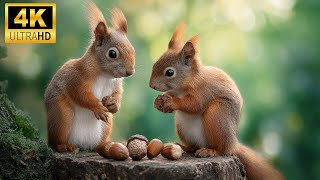 Adorable Baby Animals 4K 🐾 Relaxing Nature Music with Piano & Guitar for Stress Relief