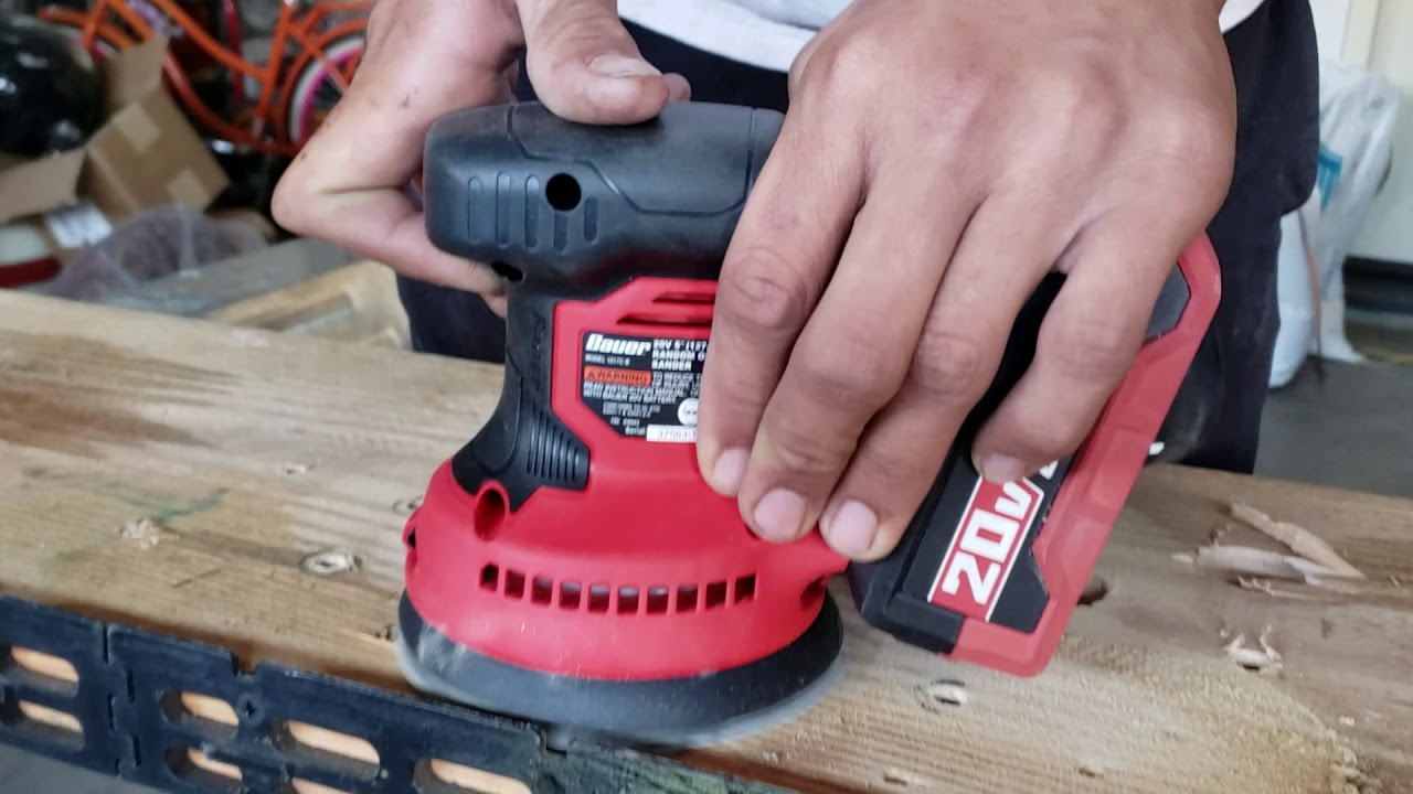 Review of cordless( BAUER SANDER) YouTube