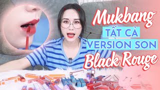 Tất Cả 5 Versions Son Black Rouge: 27 Màu Son Swatch Son Black Rouge Ver.5 + Ver.4 Hương Witch