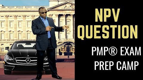 Calculating Net Present Value (#NPV) -  (#PMP Exam Student) #pmpexam #netpresentvalue