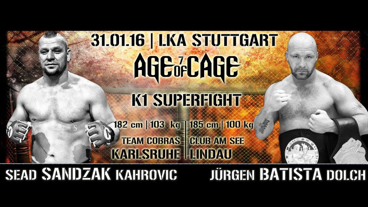Sead Kahrovic vs. Jürgen Dolch | AGE OF CAGE 7 | [MMA Event Stuttgart]