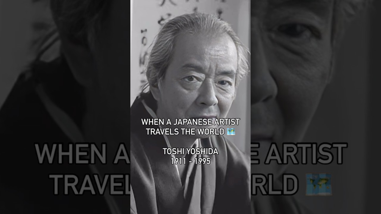 When a Japanese artist travels the world Toshi Yoshida 1911 - 1995