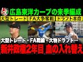 【閲覧注意】広島カープの来季編成について考察 ※FA・ドラフト・トレードの予想を含みます【プロ野球】