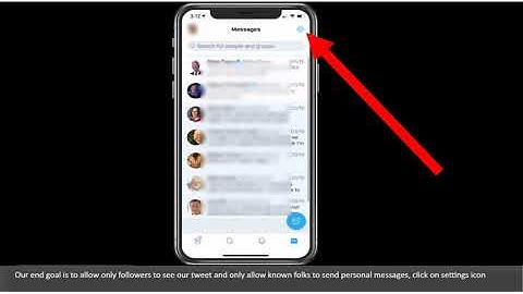 How to ensure that only followers can see your tweet and secure your tweets via iPhone