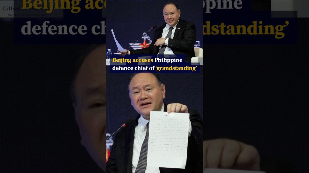 ‘Stop grandstanding’: Beijing slams Philippine defence chief after minister exposes South China Sea note