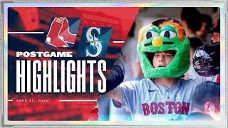 RED SOX HIGHLIGHTS: Red Sox vs. Mariners - Nate Eaton Hits His First Home Run of 2026