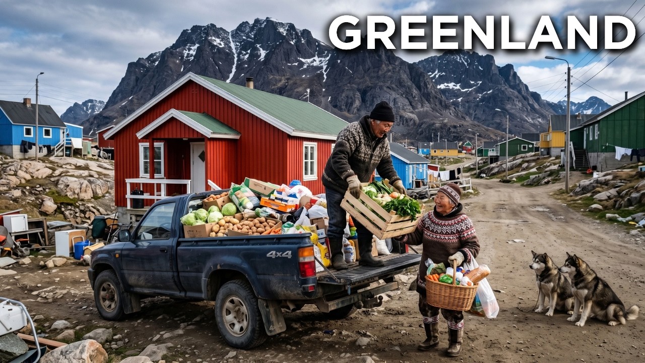 Living in Greenland | How People Live in Isolated Villages Surrounded by Ice | 4K