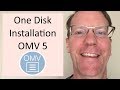 One Disk Openmediavault 5 (OMV5) Install and Setup