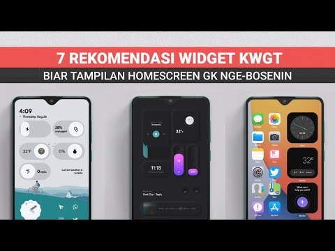 7 REKOMENDASI WIDGET KWGT | BIKIN TAMPILAN HOMESCREEN TAMBAH KEREN