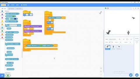 🌵 Como hacer el juego del dinosaurio de Google en Scratch 🌵
