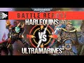 Harlequins vs Ultramarines 2000pts | Warhammer 40,000 Battle Report