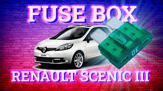 Renault Scenic III (2010-2016) fuse box diagram