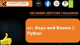 841. Keys and Rooms || python | @ecode5762