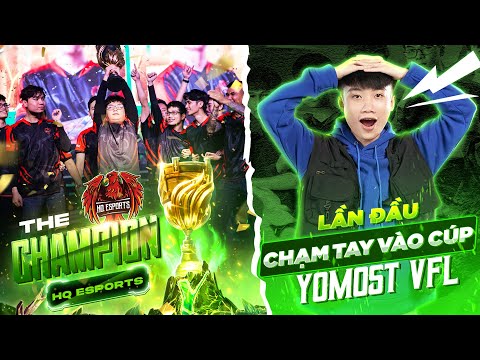 Video Lần đầu chạm tay vào cúp Yomost VFL với HQE, kỉ niệm... - youtube