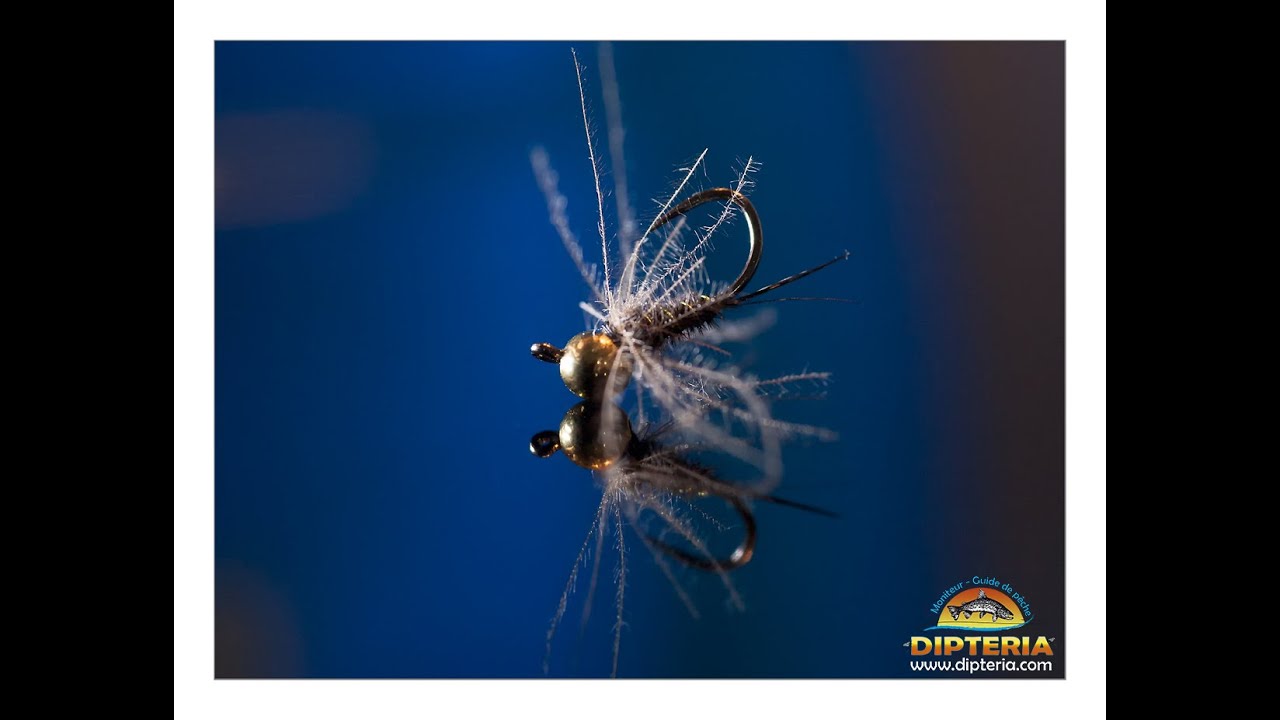 La nymphe "poubelle N°1" par Dipteria Guide de pêche spécialiste Mouche et Tenkara en Pyrénées