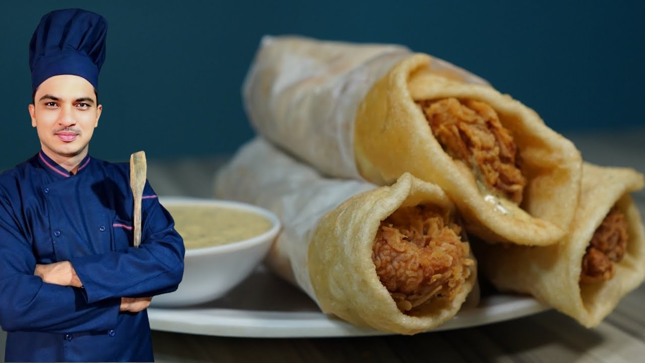 Zinger Paratha Roll Recipe By Chef M Afzal|