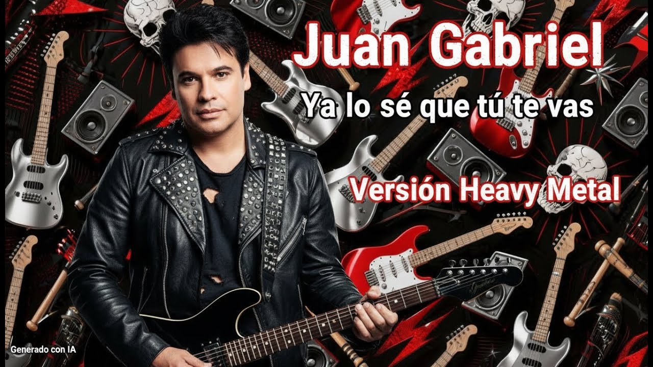 Juan Gabriel - Ya lo sé que tú te vas  (1980s Heavy Metal IA Cover)