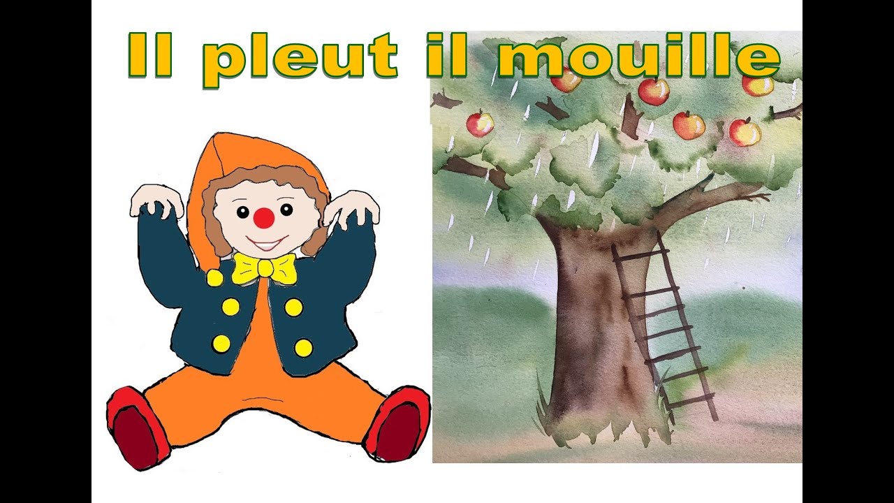 IL PLEUT IL MOUILLE POUR LES PETITS "VOIS TU COMME J'ECOUTE ?" www
