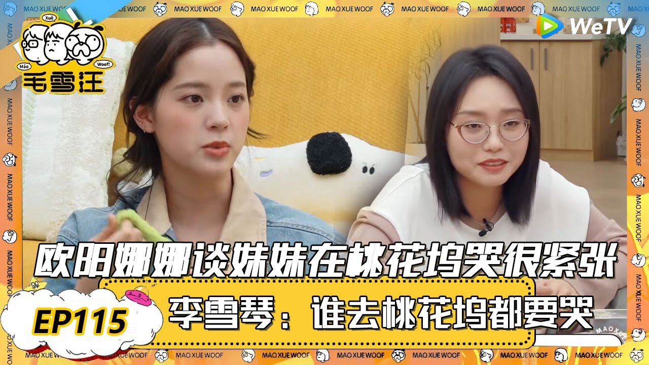 【2025未播CLIP】欧阳娜娜谈妹妹欧阳娣娣在桃花坞哭感到很紧张，李雪琴：谁去桃花坞都要哭一顿！ |《毛雪汪2025年春日》 #综艺 #毛雪汪 #李雪琴 #毛不易 #欧阳娜娜 #张子枫