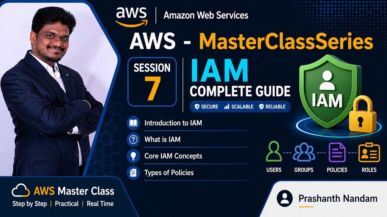 AWS IAM Tutorial for Beginners 2025 — Full Hands-On Guide” - YouTube