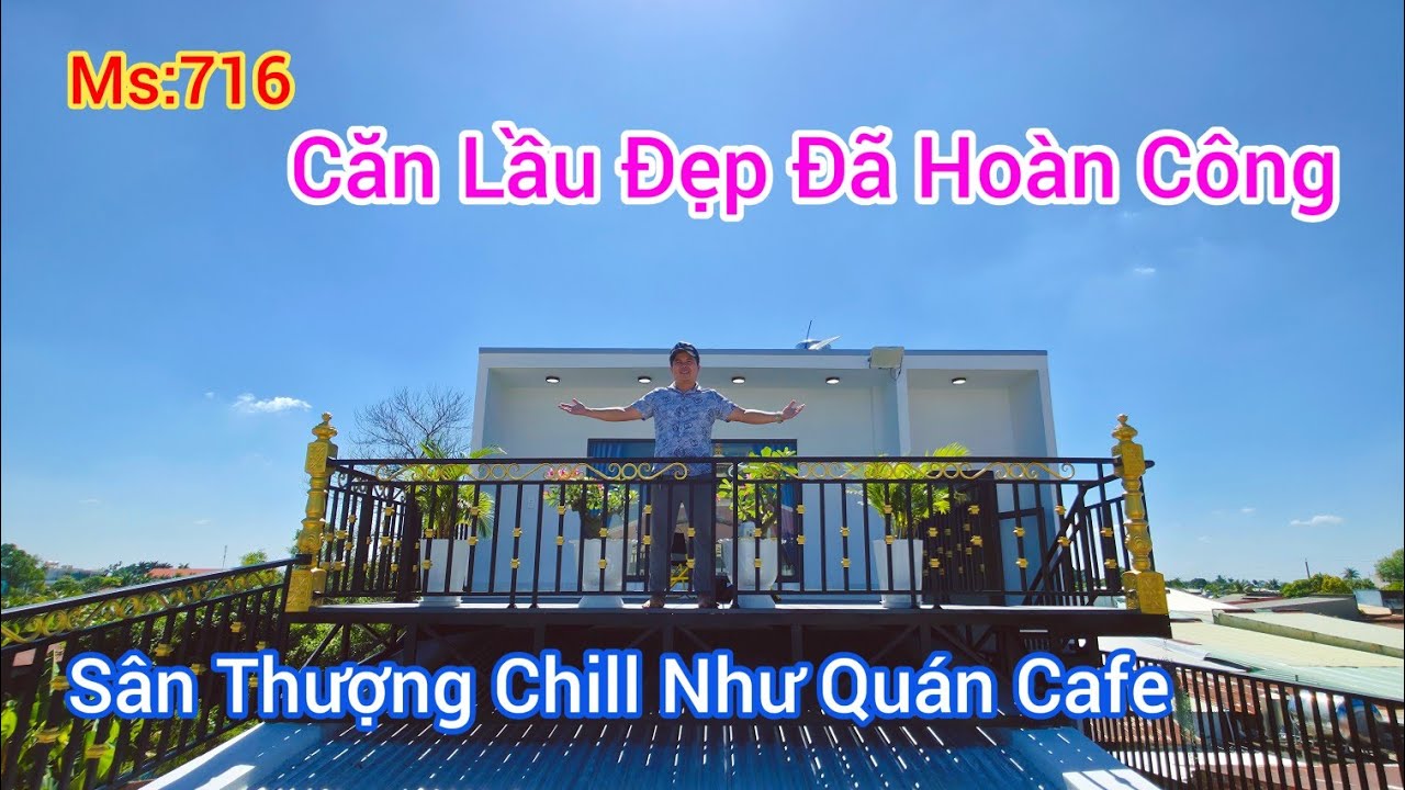 Bán Nhà Lầu Đẹp Sât Đường Nguyễn Văn Linh Có Sân Thượng Chill Chill | Nhà Đất Tây Ninh