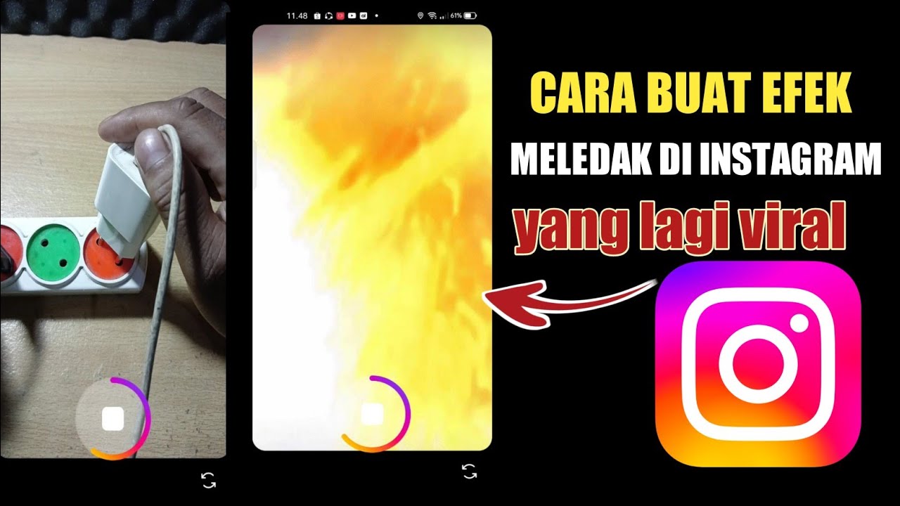 CARA BUAT EFEK MELEDAK DI INSTAGRAM,FILTER MELEDAK DI IG YANG LAGI