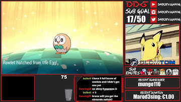 [Live] Shiny Rowlet at 80 eggs!