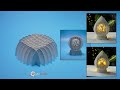 How to make a pedestal for 3d popup sphere popup svg templates cricut projects   sliceform free