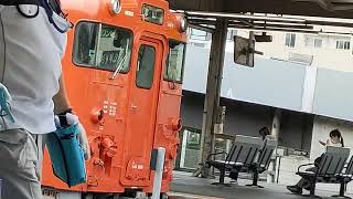 津山線キハ40系快速ことぶき津山行きワンマン岡山発車