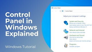 Control Panel in Windows Explained Net Worth
