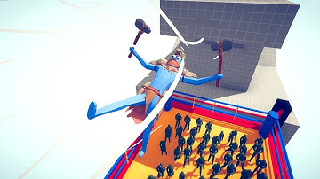 WHO CAN SURVIVE FALLING IN ZOMBIE PIT | TABS - Totally Accurate Battle Simulator