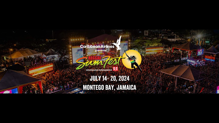 Reggae Sumfest 2024 Live Festival Night 1
