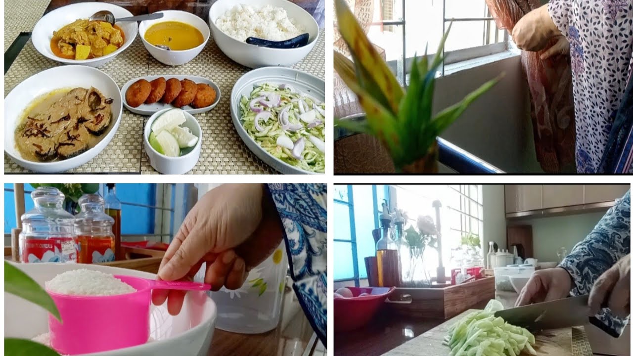 Weekend lunch routine. Friday special lunch, cooking routine. ইলিশের ...