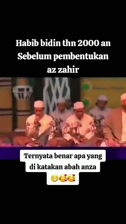 Habib bidin tahun 2000 an bersama Al munsydin#habibalizainalabidin #nostalgia #almunsyidin #azzahir
