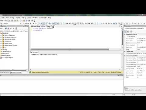 Comment Créer une Base de données dans SQL Server 2008