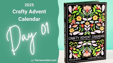 Spellbinders 2025 Crafty Advent Calendar, Day 01