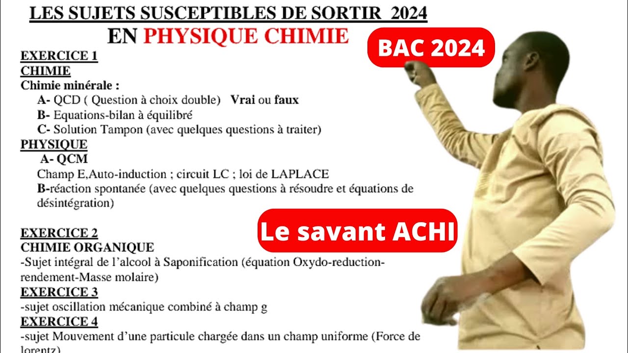 Sujet Probable Bac Ses 2024 www.youtube.com