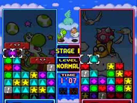 Tetris Attack (Super NES) - Gameplay - YouTube