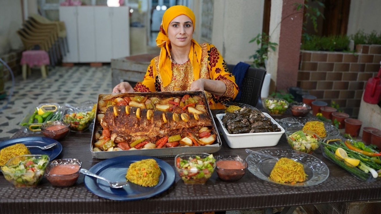 Я зажарил гигантскую рыбу… А потом налетел шторм! 🐟🌧️