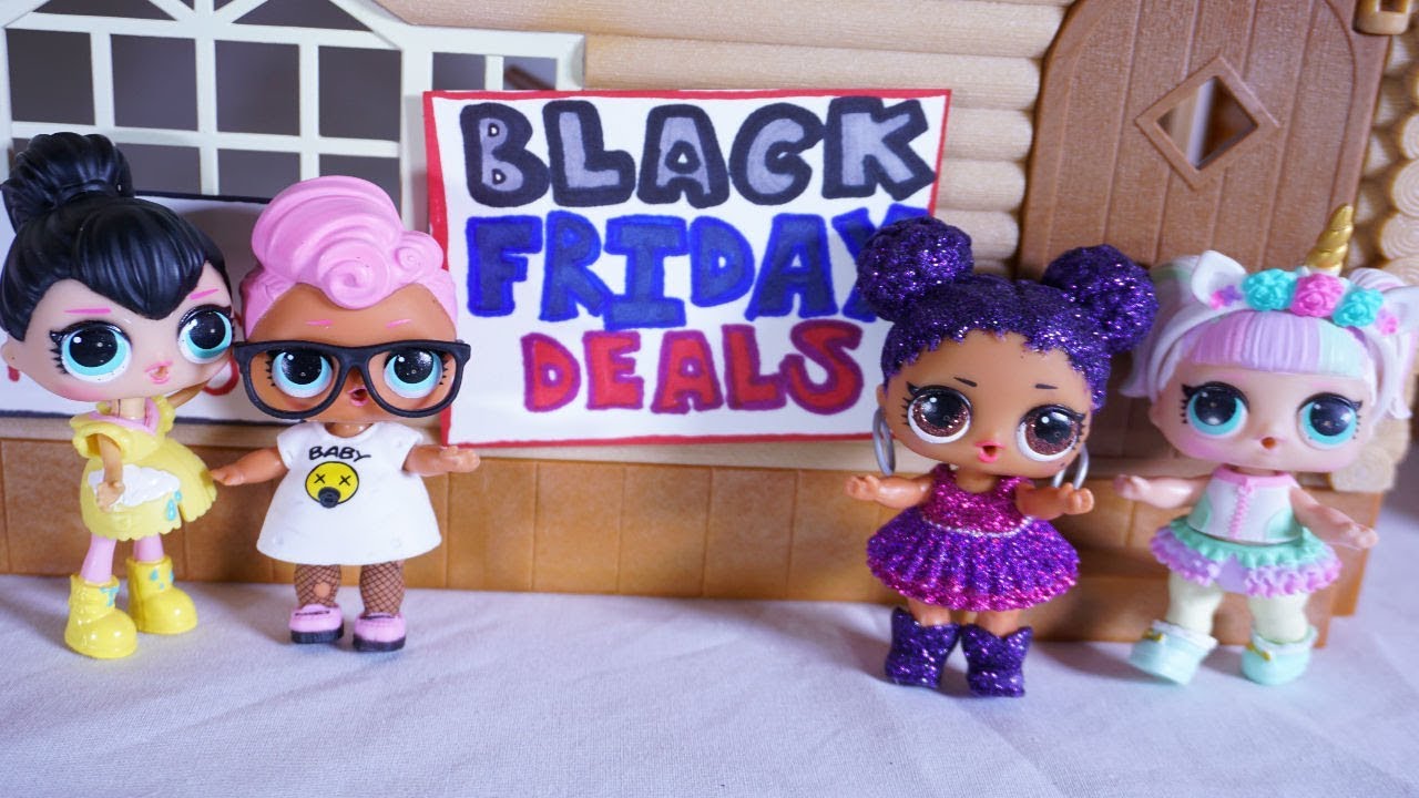 LOL SURPRISE DOLLS Go Black Friday Shopping! - YouTube