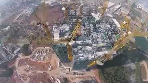 Broad Sustainable Building Company Erect a 57 Story Sky Scraper in 19 Days