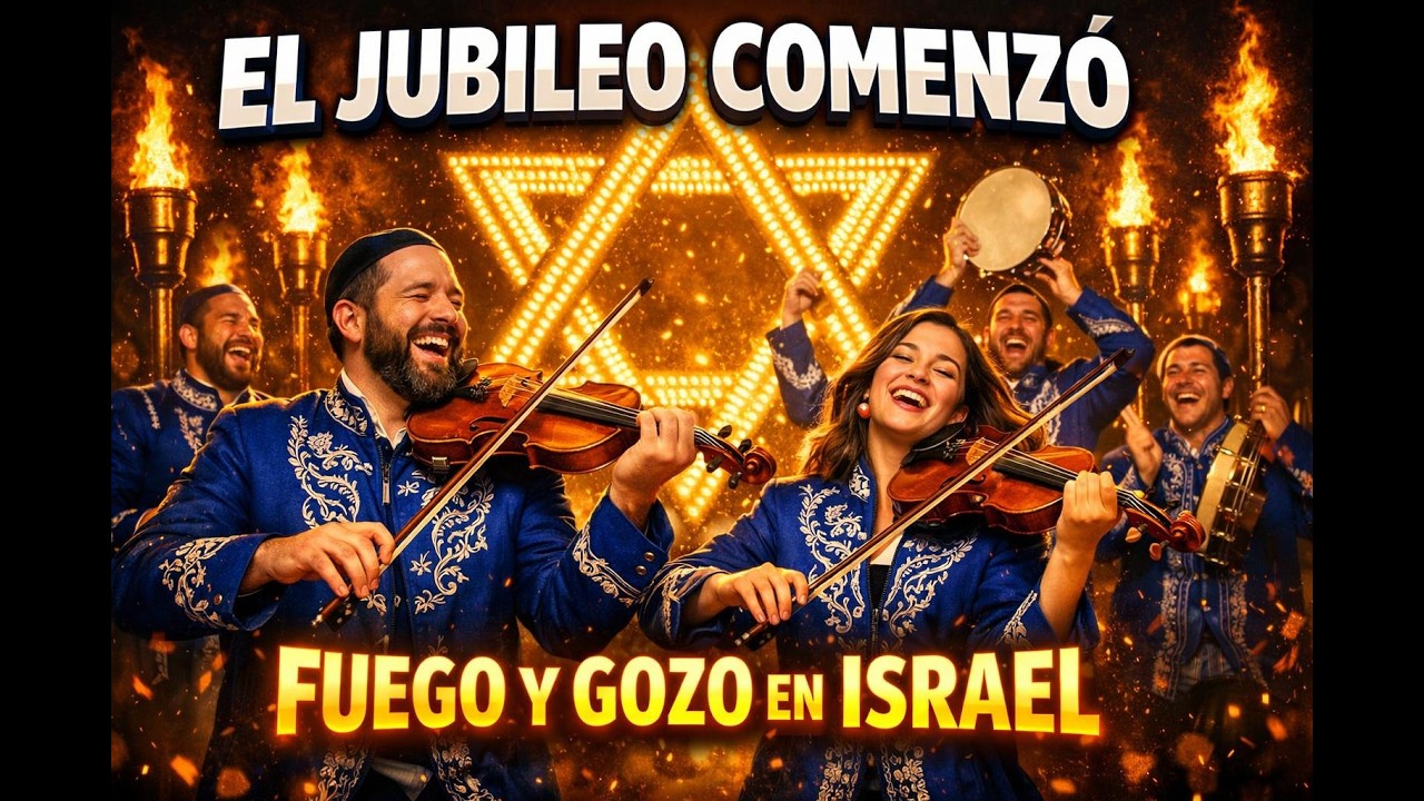 ¡EL JUBILEO COMENZÓ! Fiesta de Gozo y Fuego en Israel – Adoración Hebrea Festiva